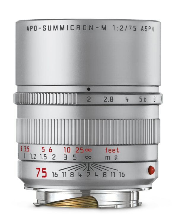 Leica APO-Summicron-M 75 f/2 ASPH. Silver Anodized